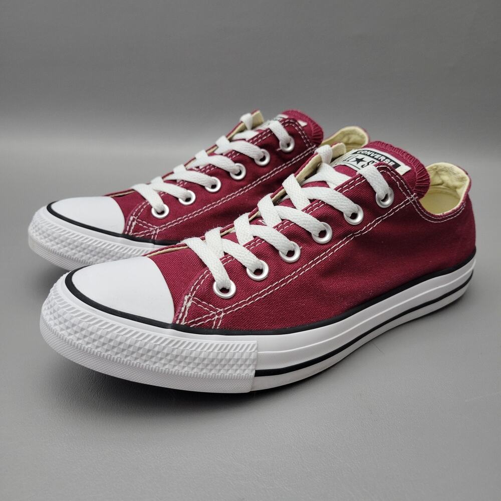 Converse Chuck Taylor All Star Womens Size 9 Burgundy Red Shoes Sneakers